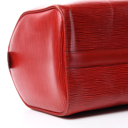 Louis Vuitton Epi Speedy 25 Castillan Red 6 of 18