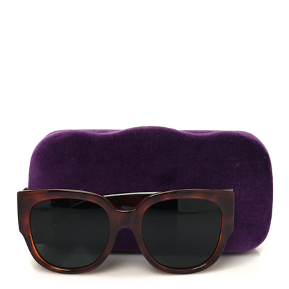 Gucci Acetate Square Frame Sunglasses GG0142SA Tortoise 8 of 8