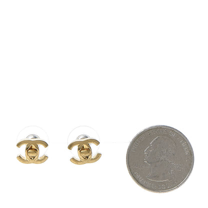 Chanel Metal CC Turnlock Earrings Gold 2 of 5