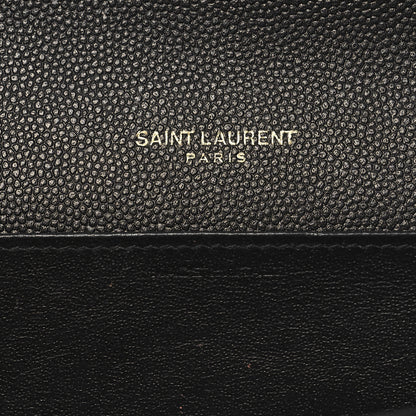 Saint Laurent Grain de Poudre Uptown Chain Wallet Black 9 of 16