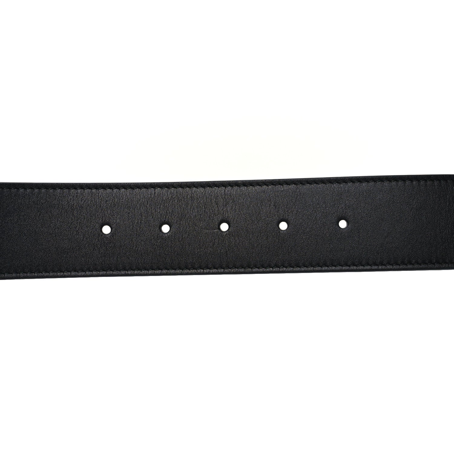 Gucci Moon Calfskin Pearl Double G 40mm Belt 85 34 Black Cream 3 of 5