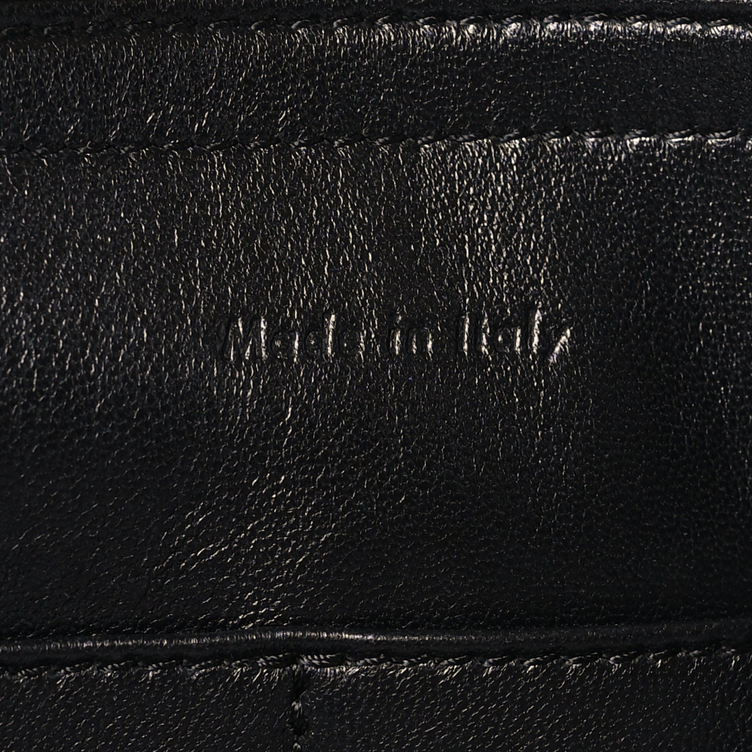 Celine Paperweight Calfskin Medium Tri-Fold Bag Black 7 of 9