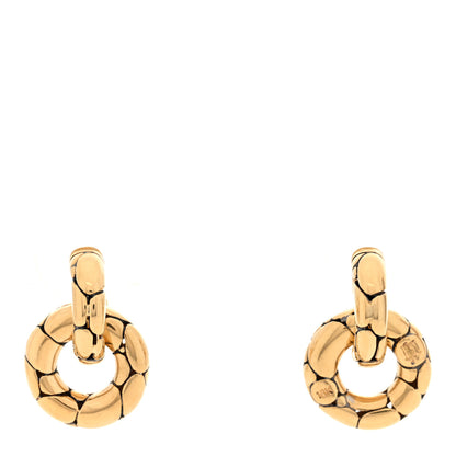John Hardy 18K Yellow Gold Kali Door Knocker Earrings 1 of 4