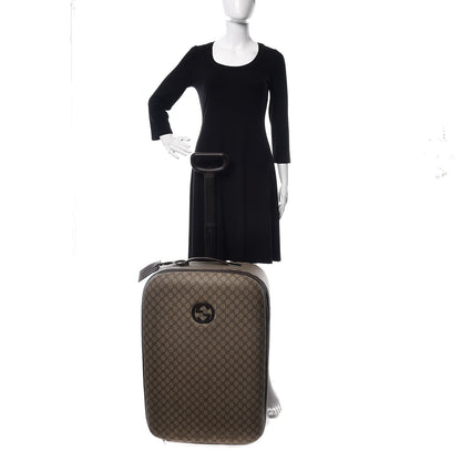 Gucci GG Plus Monogram Trolley Suitcase Dark Brown 2 of 26