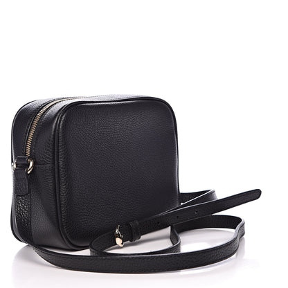 Gucci Pebbled Calfskin Small Soho Disco Bag Black 3 of 10