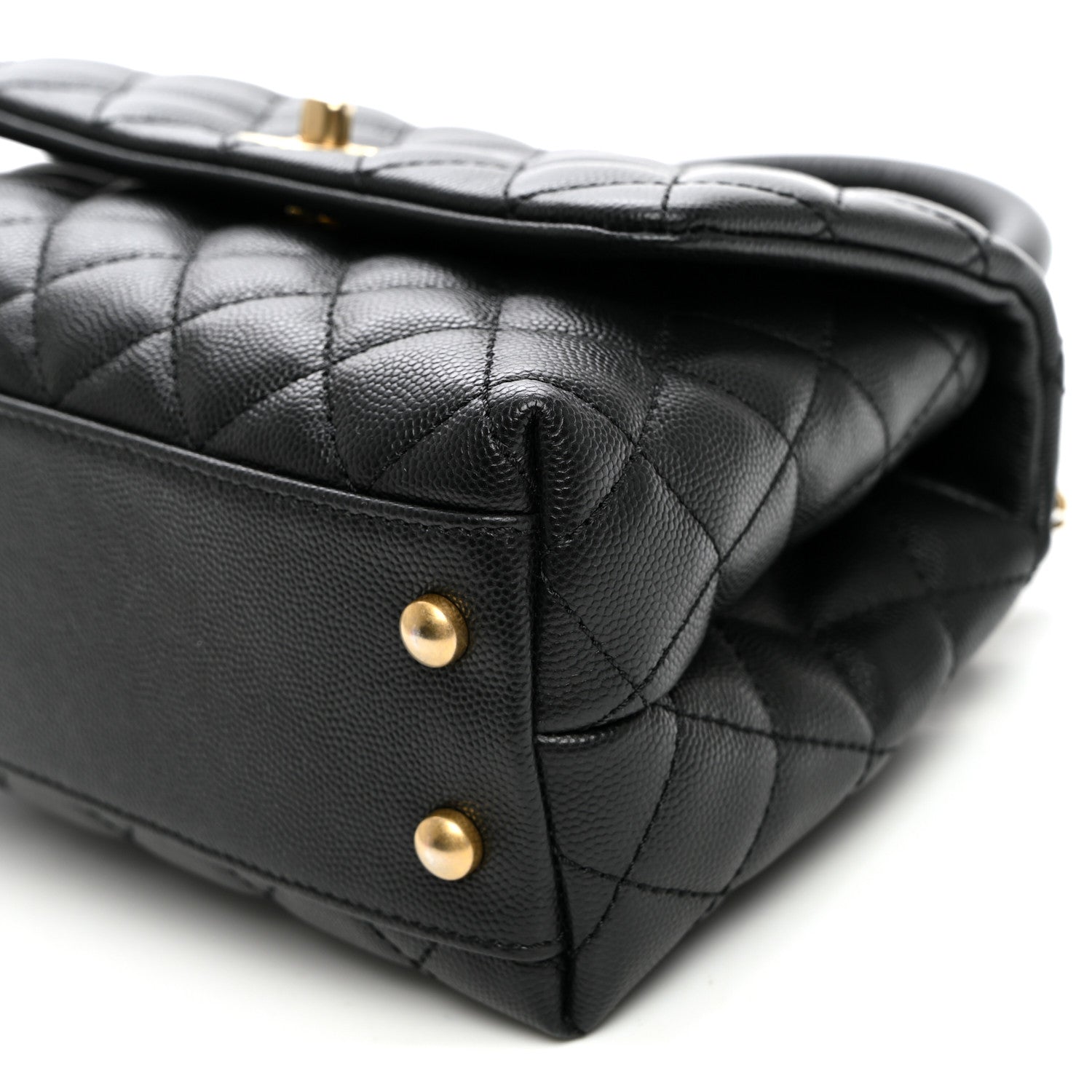 Chanel Caviar Quilted Mini Coco Handle Flap Black 11 of 11