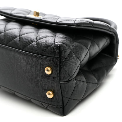 Chanel Caviar Quilted Mini Coco Handle Flap Black 11 of 11