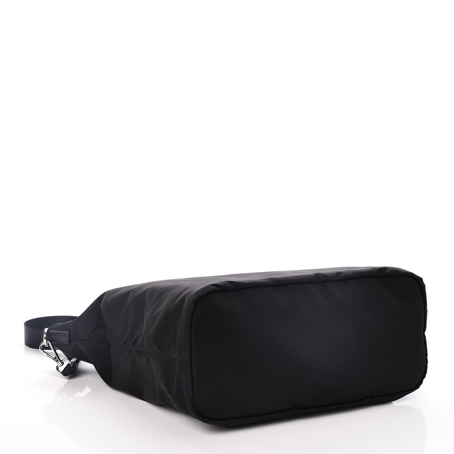 Prada Saffiano Tessuto Nylon Tote Nero Black 5 of 9