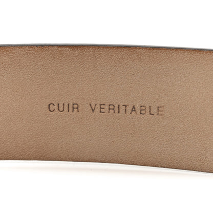 Chanel Calfskin Belt 95 38 Black 7 of 7