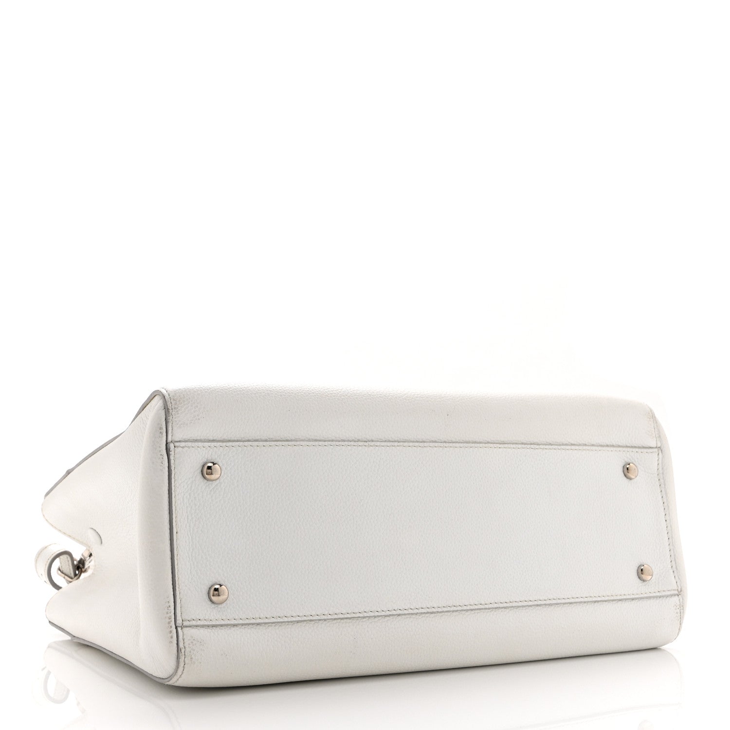 Chanel Grained Calfskin Small Neo Executive Shopper Tote White 4 of 13