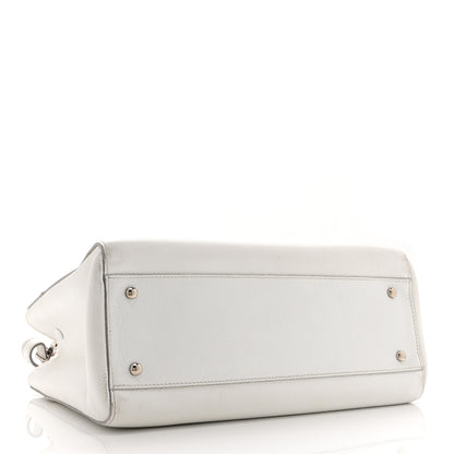Chanel Grained Calfskin Small Neo Executive Shopper Tote White 4 of 13