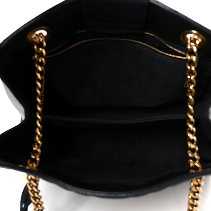 Louis Vuitton Calfskin New Wave Chain Tote Black 5 of 11