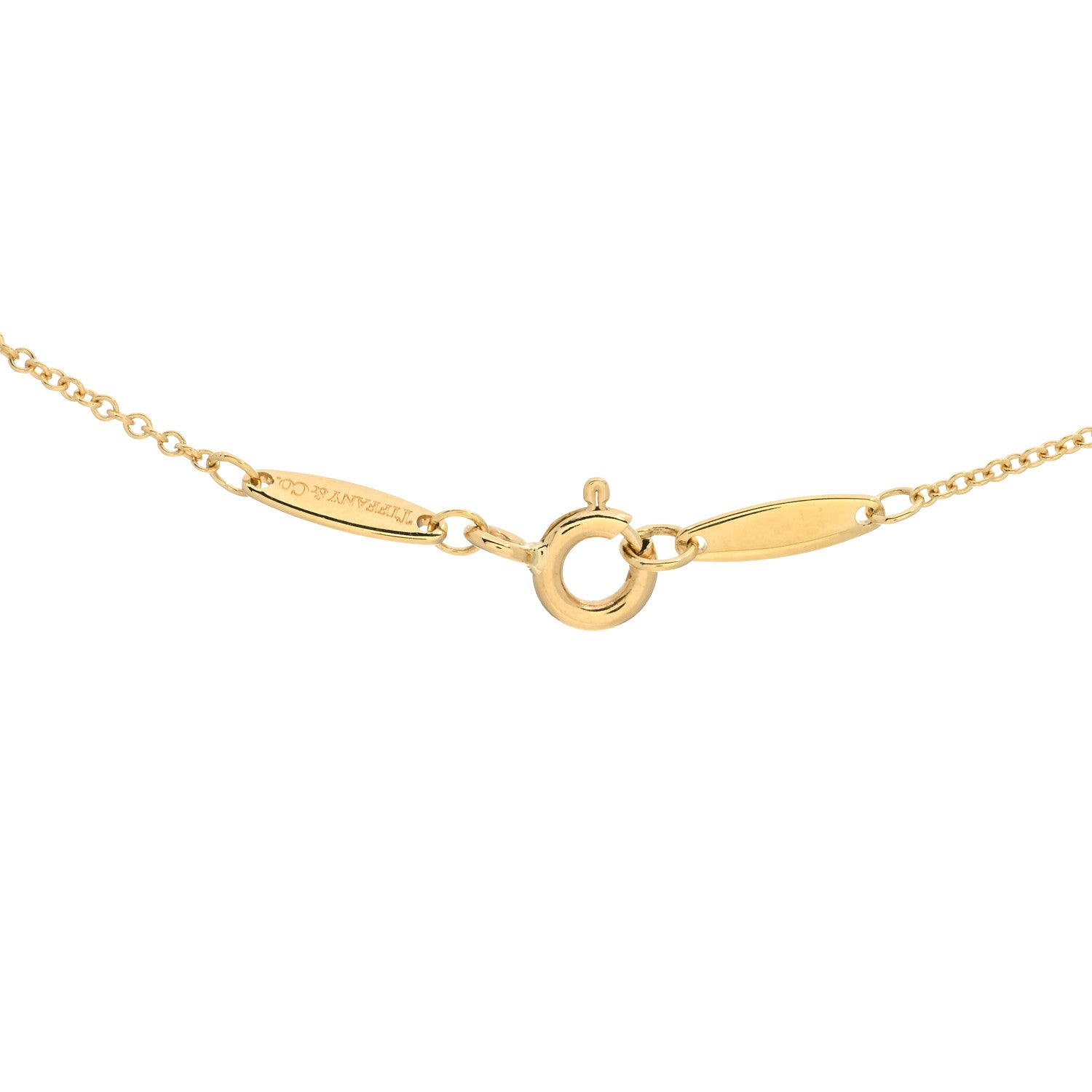 Tiffany 18K Yellow Gold Ruby Elsa Peretti Color By The Yard Pendant Necklace 3 of 3