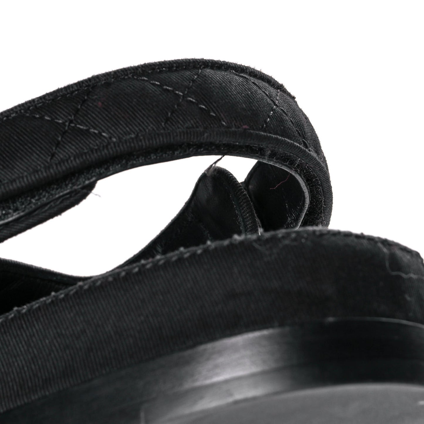 Denim Velcro Dad Sandals 41.5 Black