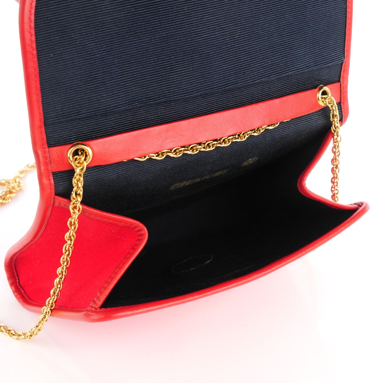 Chanel Jersey Quilted Mini Square Flap Red 8 of 8