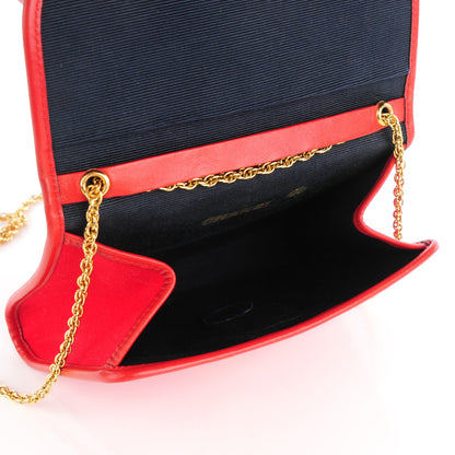 Chanel Jersey Quilted Mini Square Flap Red 8 of 8