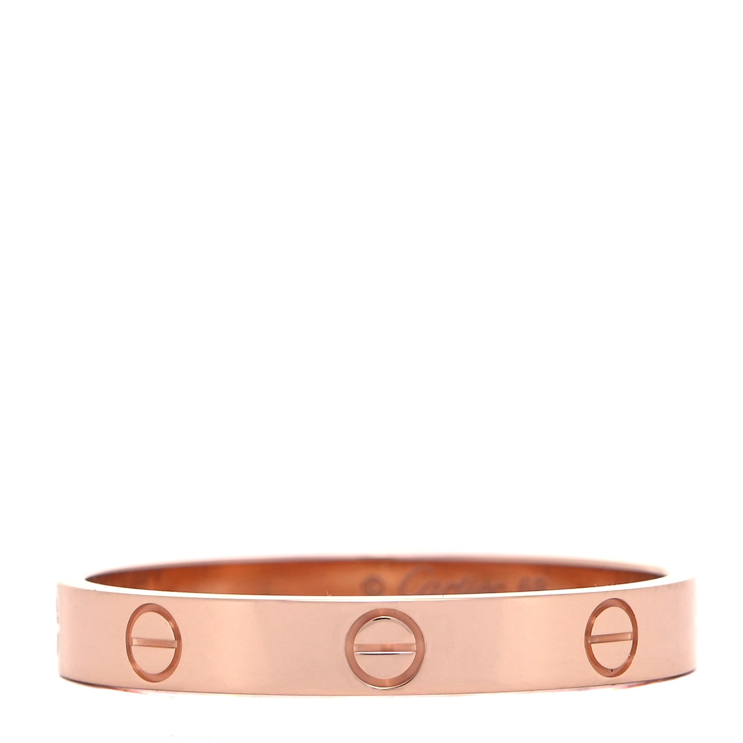 Cartier 18K Pink Gold 3.5mm LOVE Wedding Band Ring 68 12.25 1 of 4