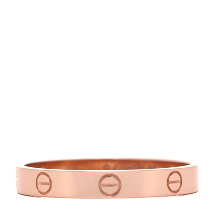 Cartier 18K Pink Gold 3.5mm LOVE Wedding Band Ring 68 12.25 1 of 4