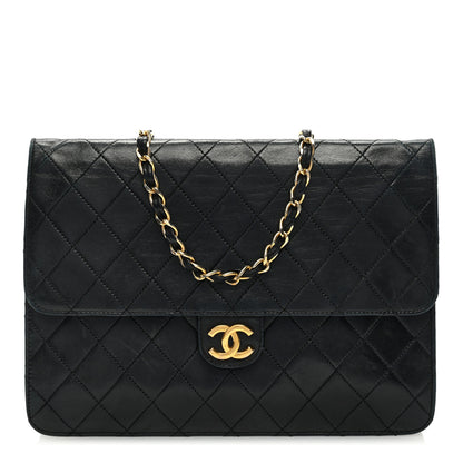 Chanel Lambskin Quilted Small Single Flap Black 1 of 10
