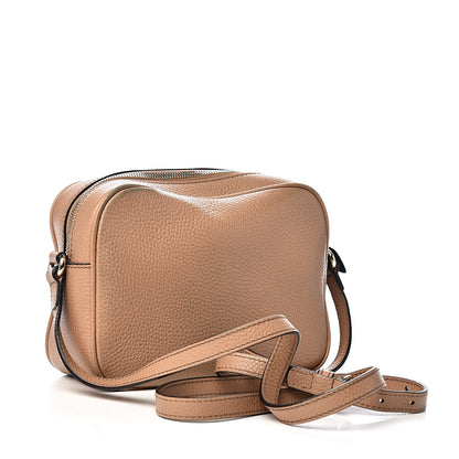 Gucci Pebbled Calfskin Small Soho Disco Bag Rose Beige 3 of 12