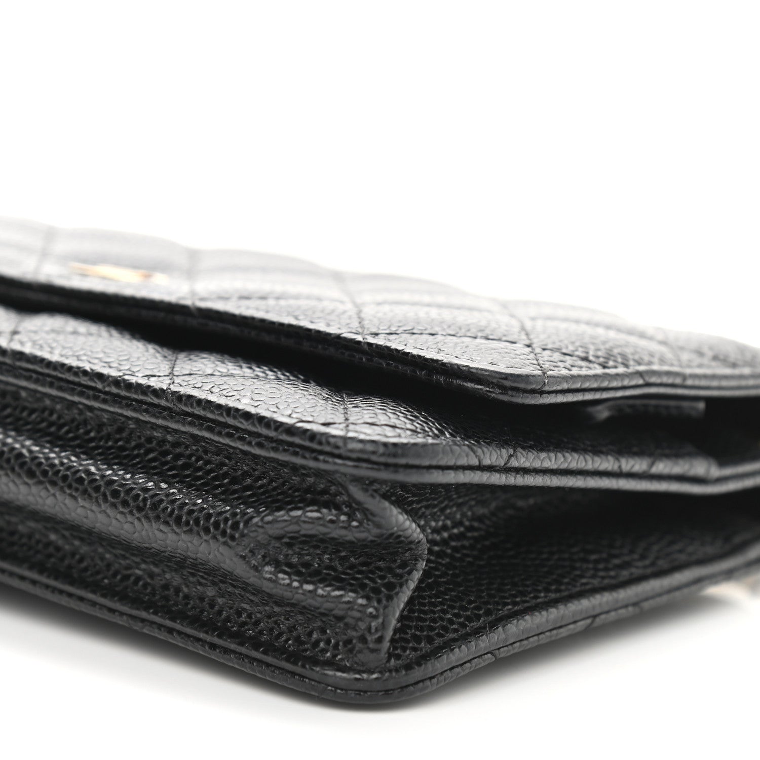Chanel Caviar Quilted Wallet On Chain WOC Black 10 of 10