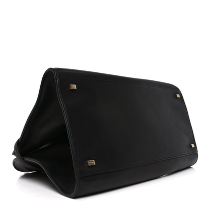 The Row Polished Saddle Calfskin Soft Margaux Belt 15 Black 4 of 9