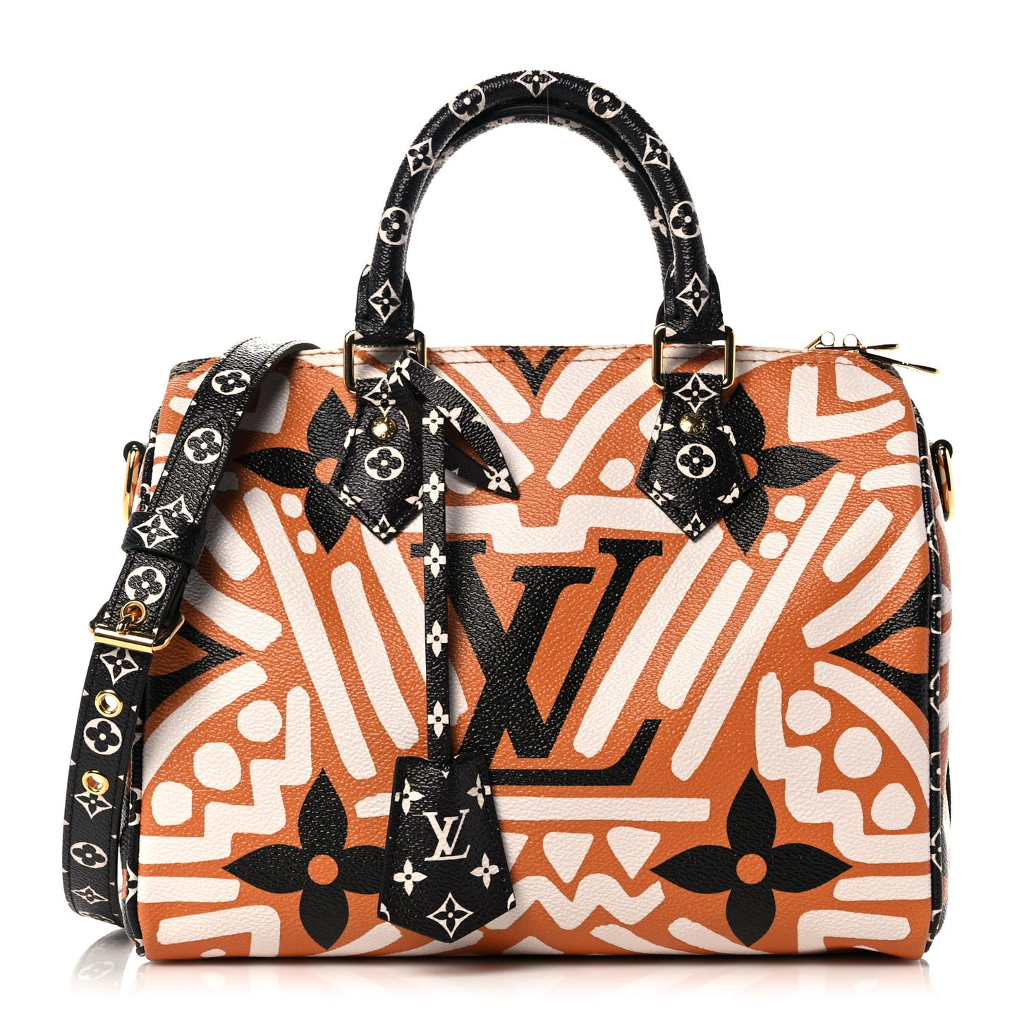 Monogram Giant Crafty Speedy Bandouliere 25 Creme Caramel