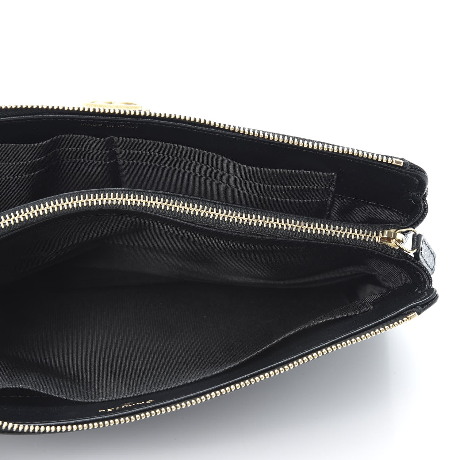 Chanel Caviar Quilted Small Zipped Boy Pouch Black 4 of 9