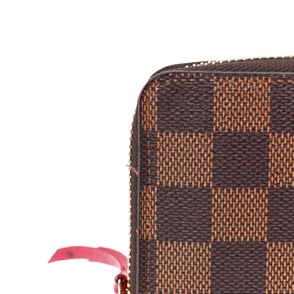 Louis Vuitton Damier Ebene Clemence Wallet Cherry 12 of 12