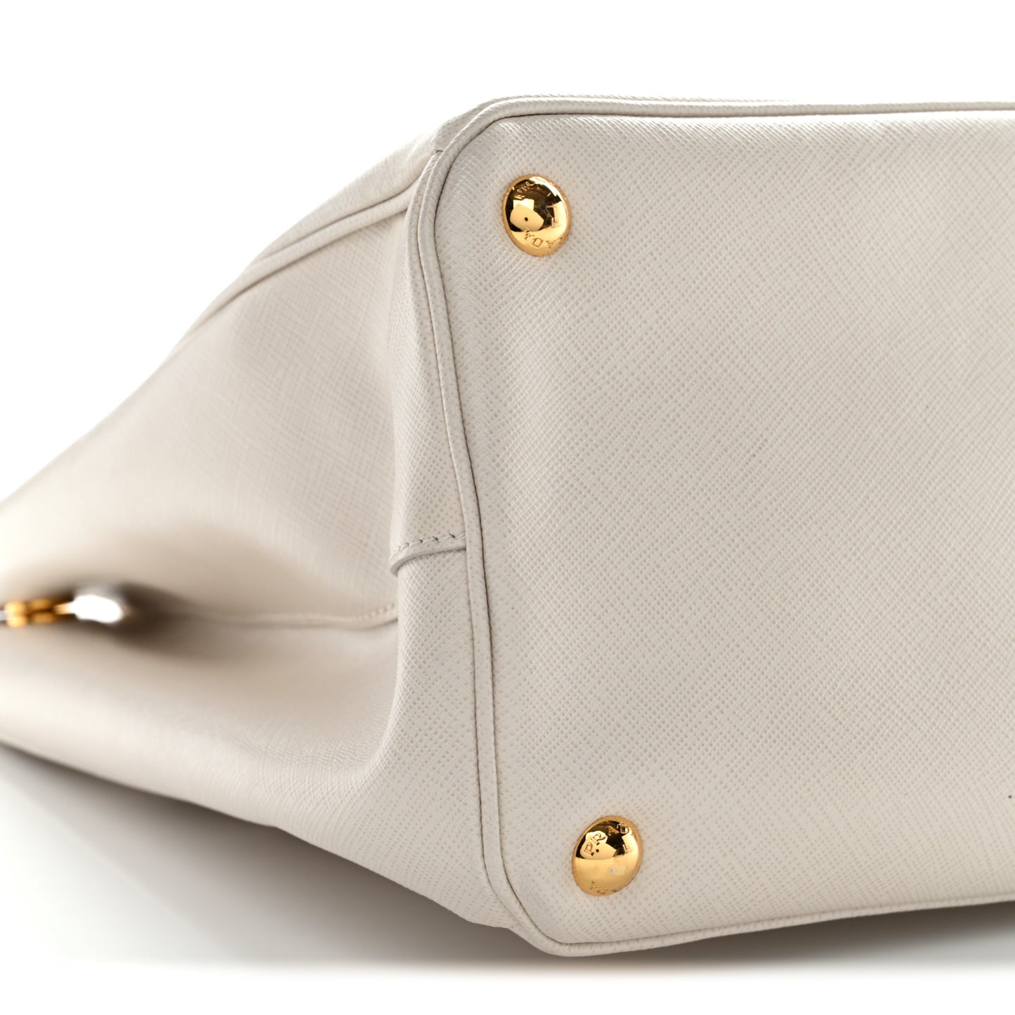 Saffiano Lux Large Galleria Double Zip Talco