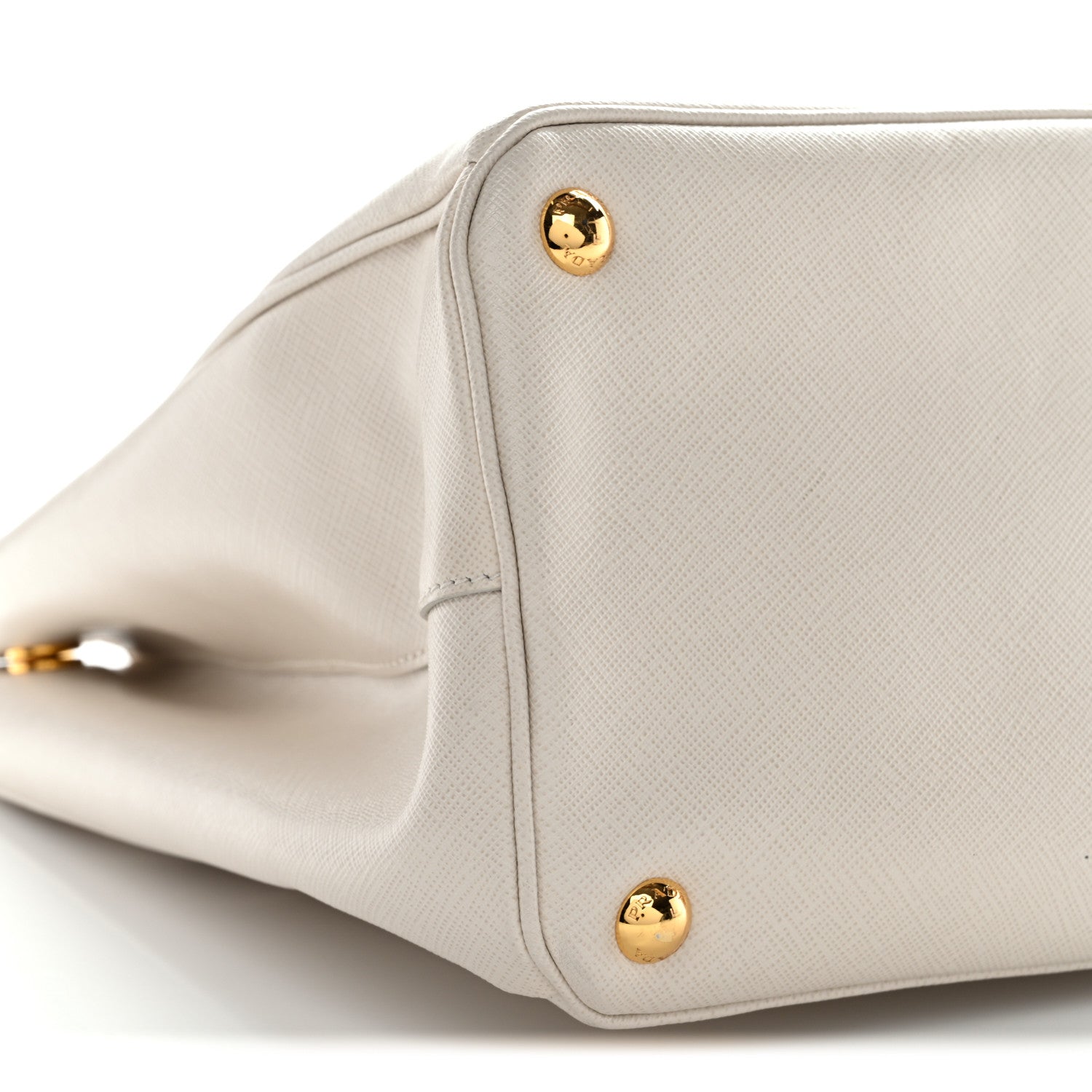 Prada Saffiano Lux Large Galleria Double Zip Talco 9 of 17