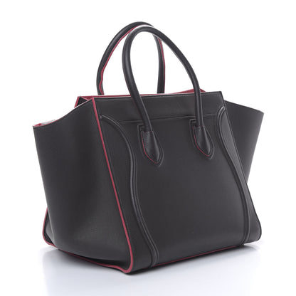 Celine Baby Grained Calfskin Medium Phantom Luggage Dark Taupe 2 of 16