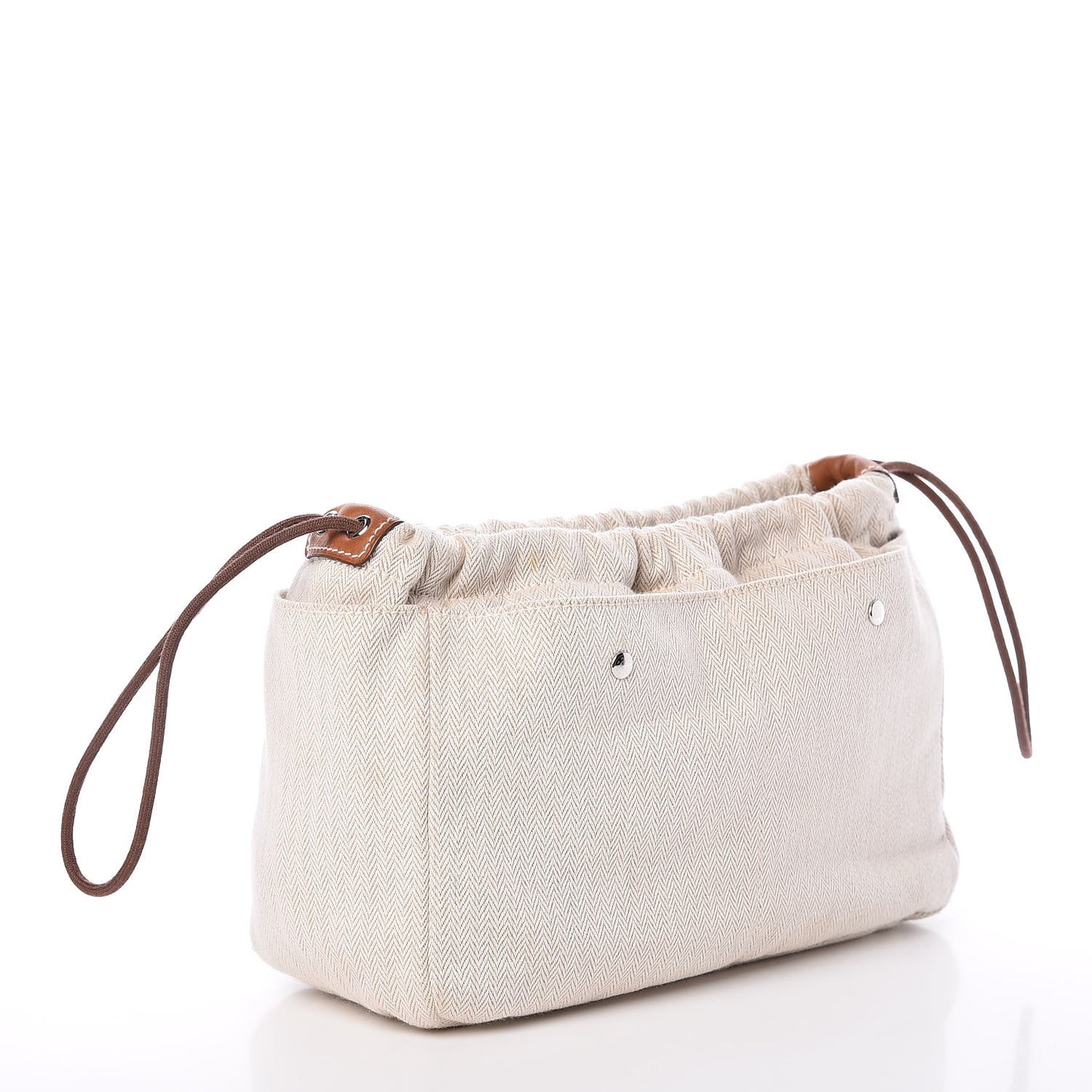 Canvas Barenia Fourbi 25 MM Pouch Naturel Fauve