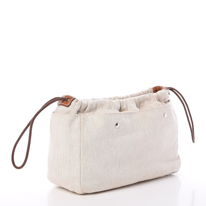 Hermes Canvas Barenia Fourbi 25 MM Pouch Naturel Fauve 3 of 11