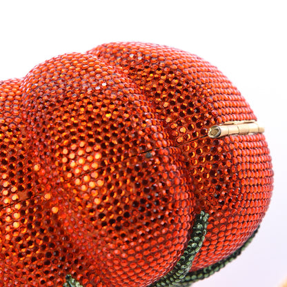 Judith Leiber Swarovski Crystal Tomato Minaudiere Clutch Red 8 of 13