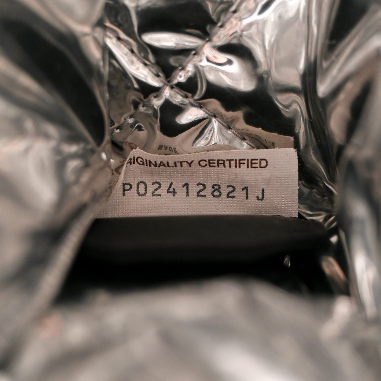 Bottega Veneta Metallic Calfskin Maxi Intrecciato Padded Cassette Crossbody Bag Silver 7 of 10