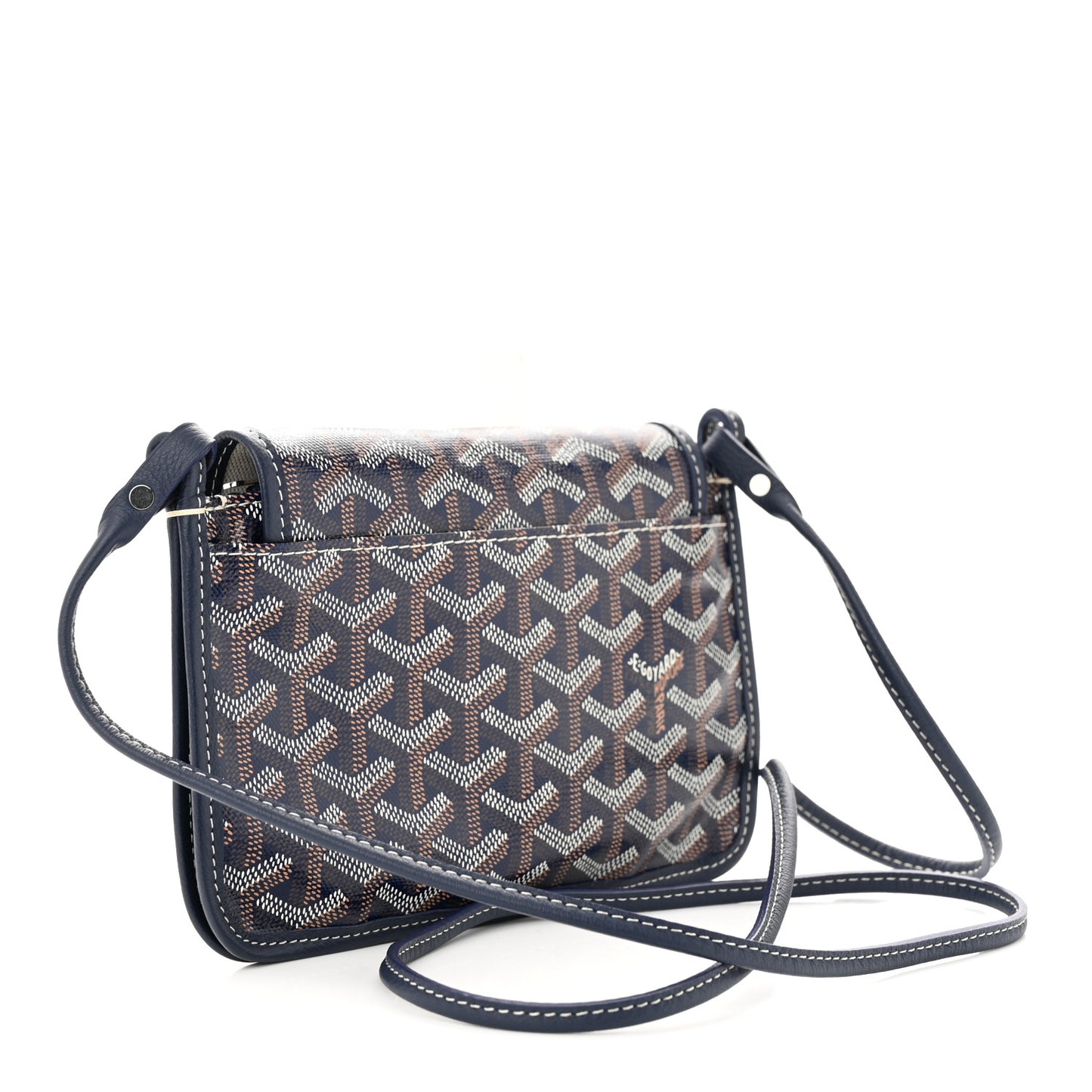 Goyardine Plumet Wallet Clutch Navy