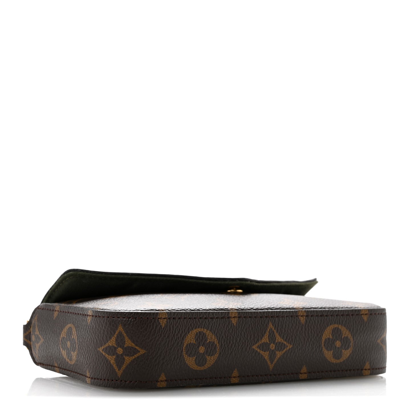 Monogram Felicie Strap & Go Kaki