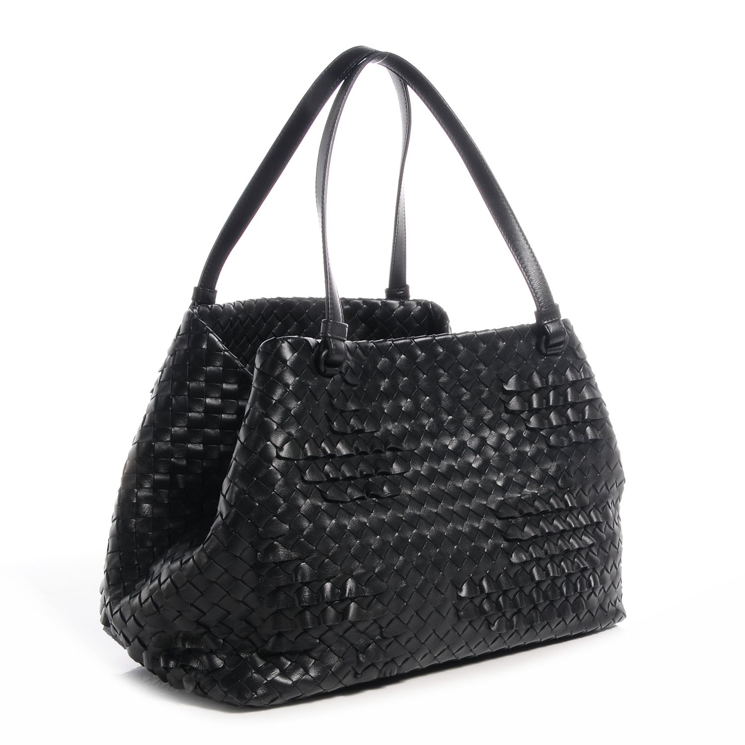 Bottega Veneta Nappa Intrecciato Small Minionde Tote Nero Black 3 of 8