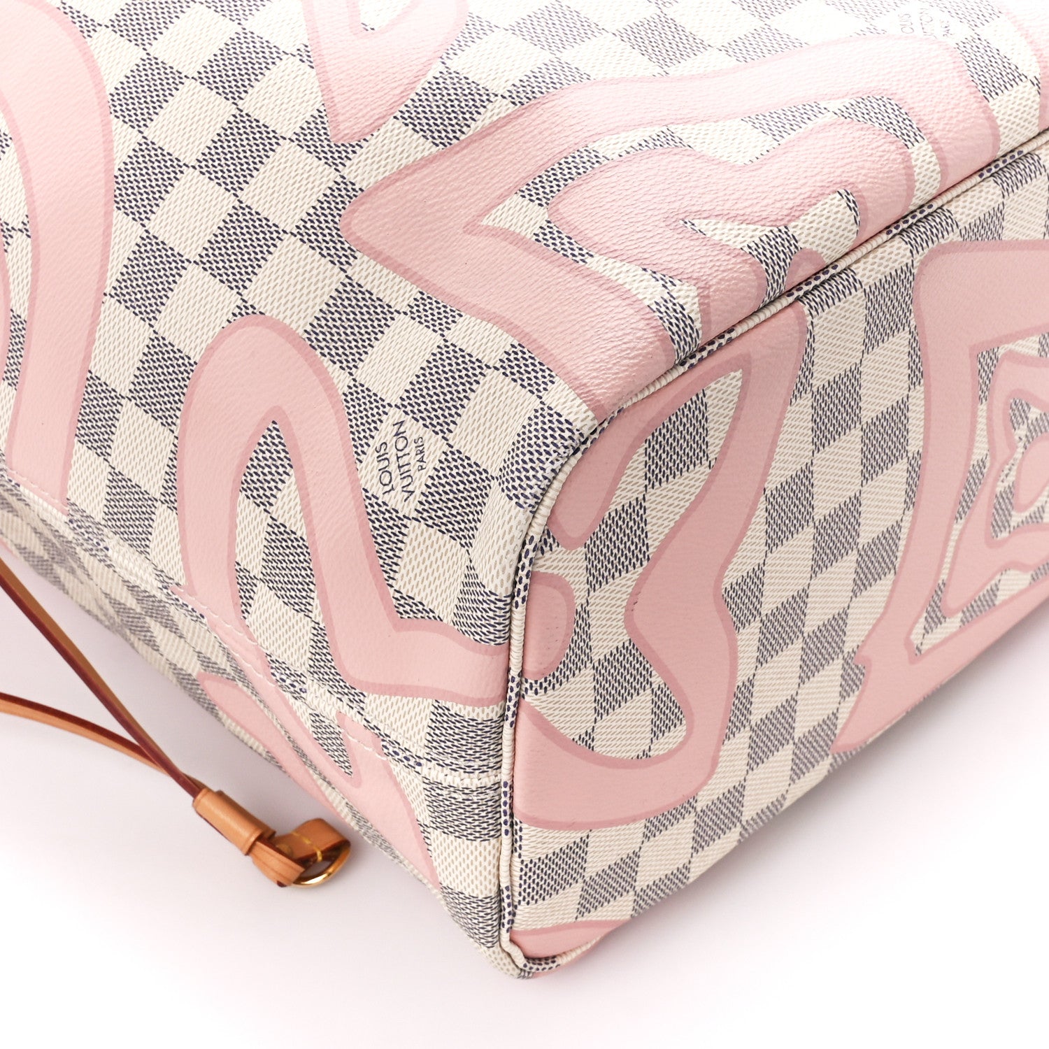 Louis Vuitton Damier Azur Tahitienne Neverfull MM 13 of 14