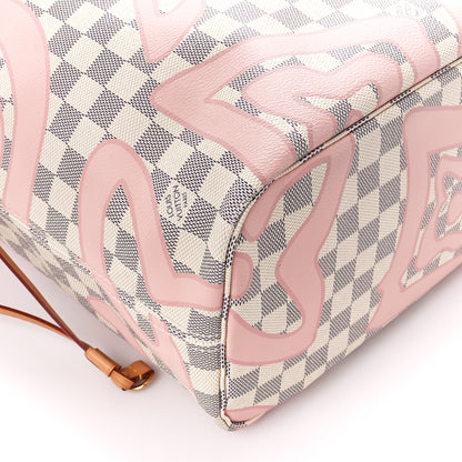 Louis Vuitton Damier Azur Tahitienne Neverfull MM 13 of 14