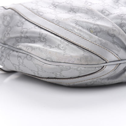 Gucci Guccissima Small D Ring Messenger Silver 9 of 19