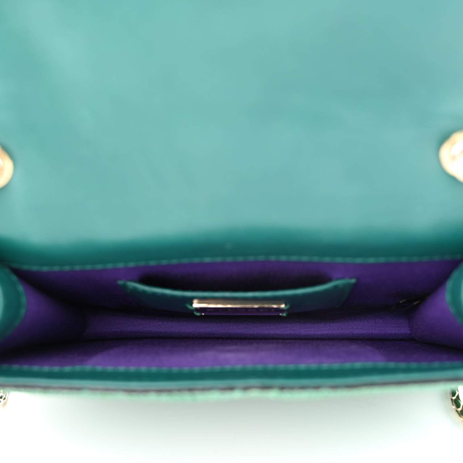 Bulgari Galuchat Calfskin Serpenti Forever Crossbody Bag Green 6 of 13