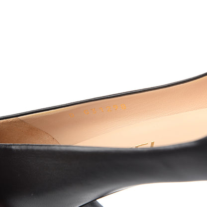 Chanel Lambskin CC Pumps 35 Black 9 of 10