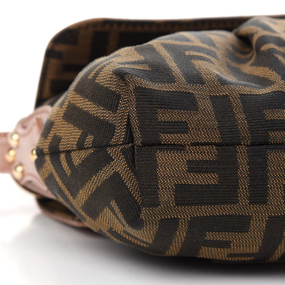 Fendi Zucca Cuoio Lucido Small Chef Shoulder Bag Tobacco Bois de Rose 8 of 11