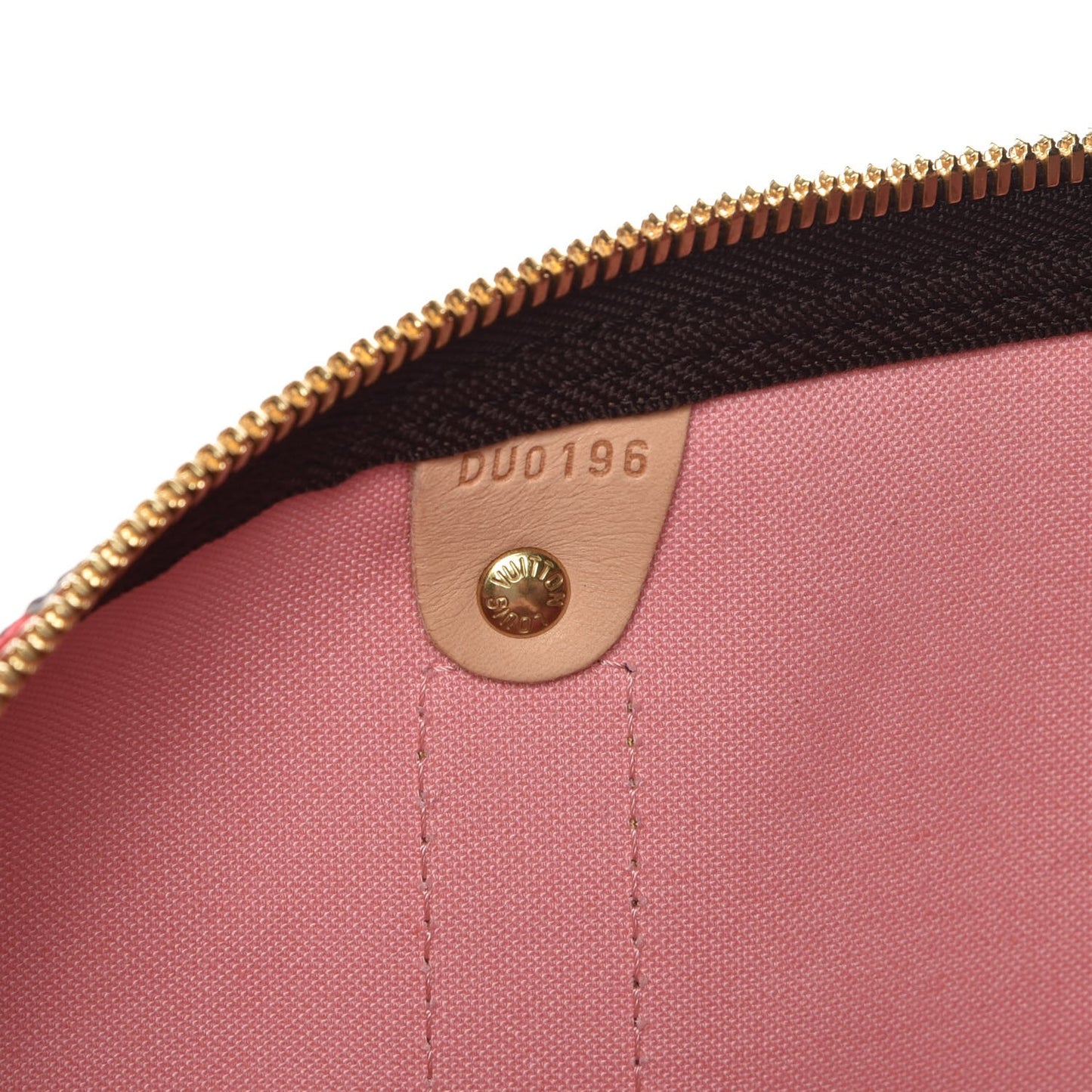 Monogram Jungle Dots Keepall Bandouliere 50 Sugar Pink Poppy