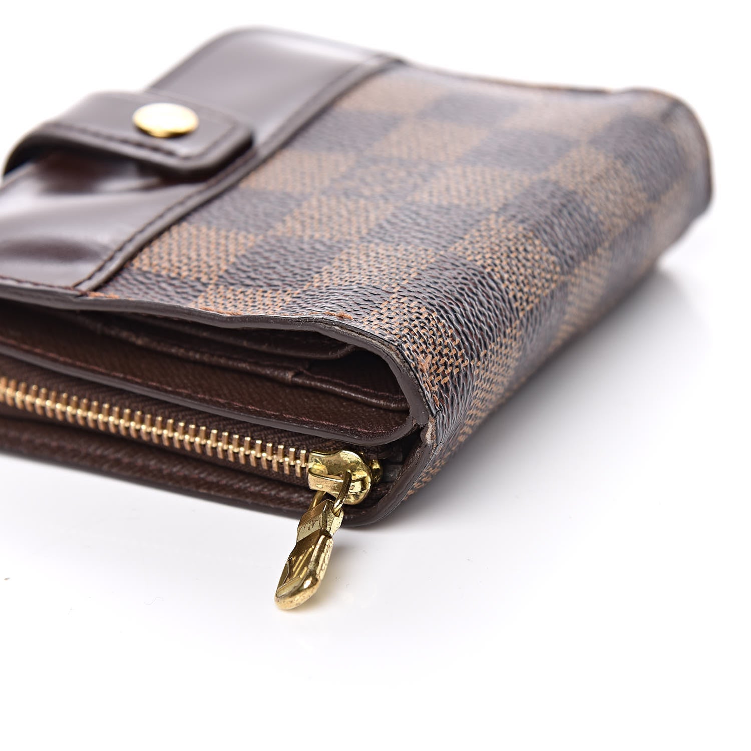 Louis Vuitton Damier Ebene Zippe Zipped Compact Wallet 8 of 11