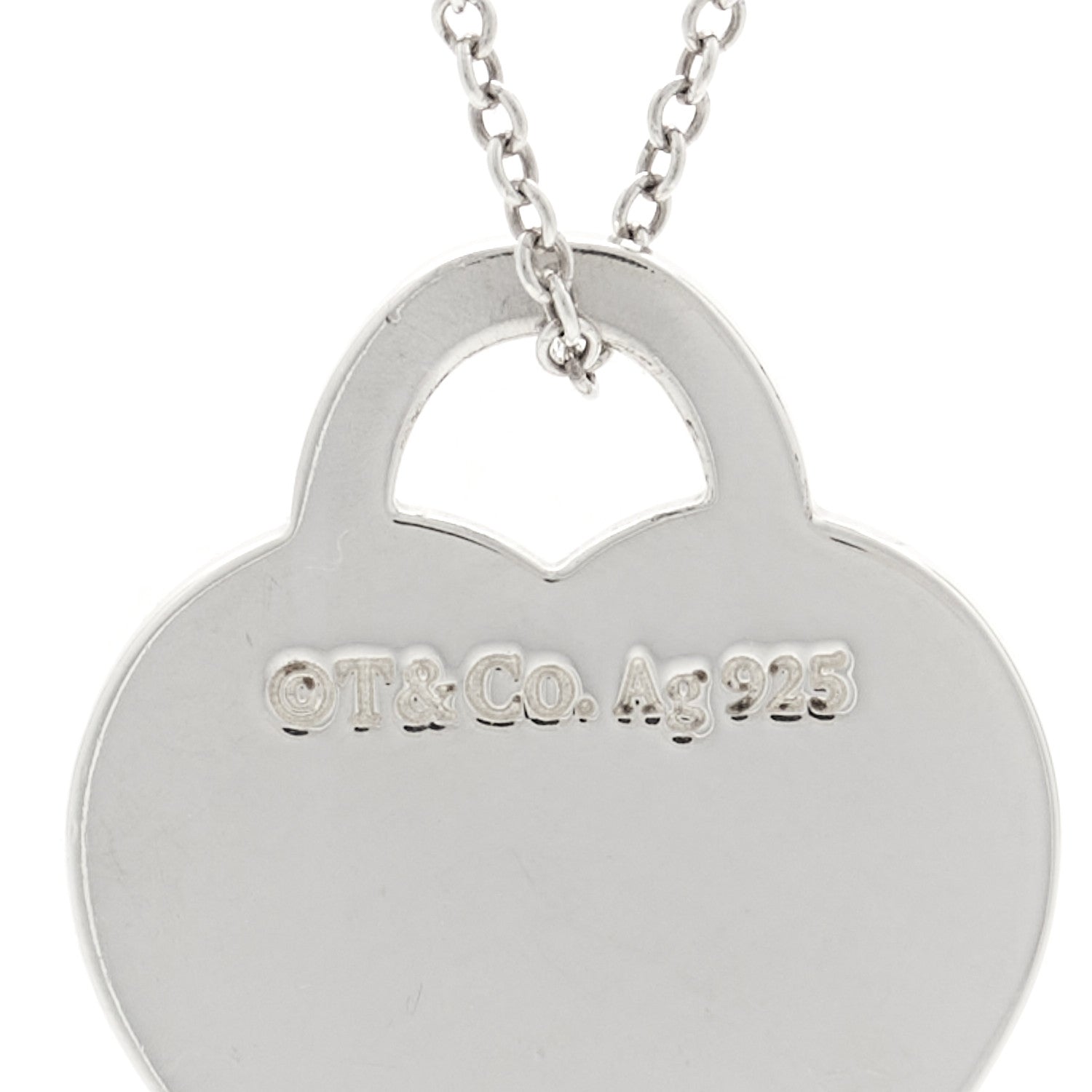 Tiffany Sterling Silver Small Return To Tiffany Heart Pendant Necklace 4 of 6