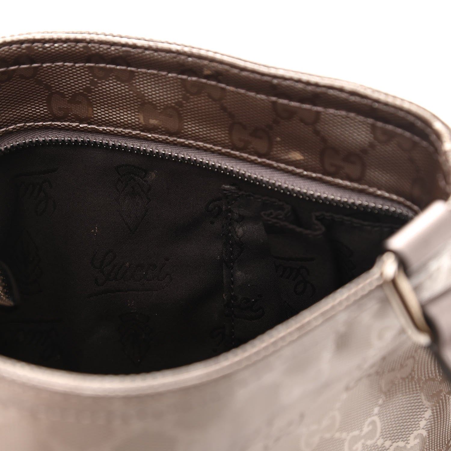 Gucci Imprime Monogram Small Flat Messenger Bag Mauve 10 of 11