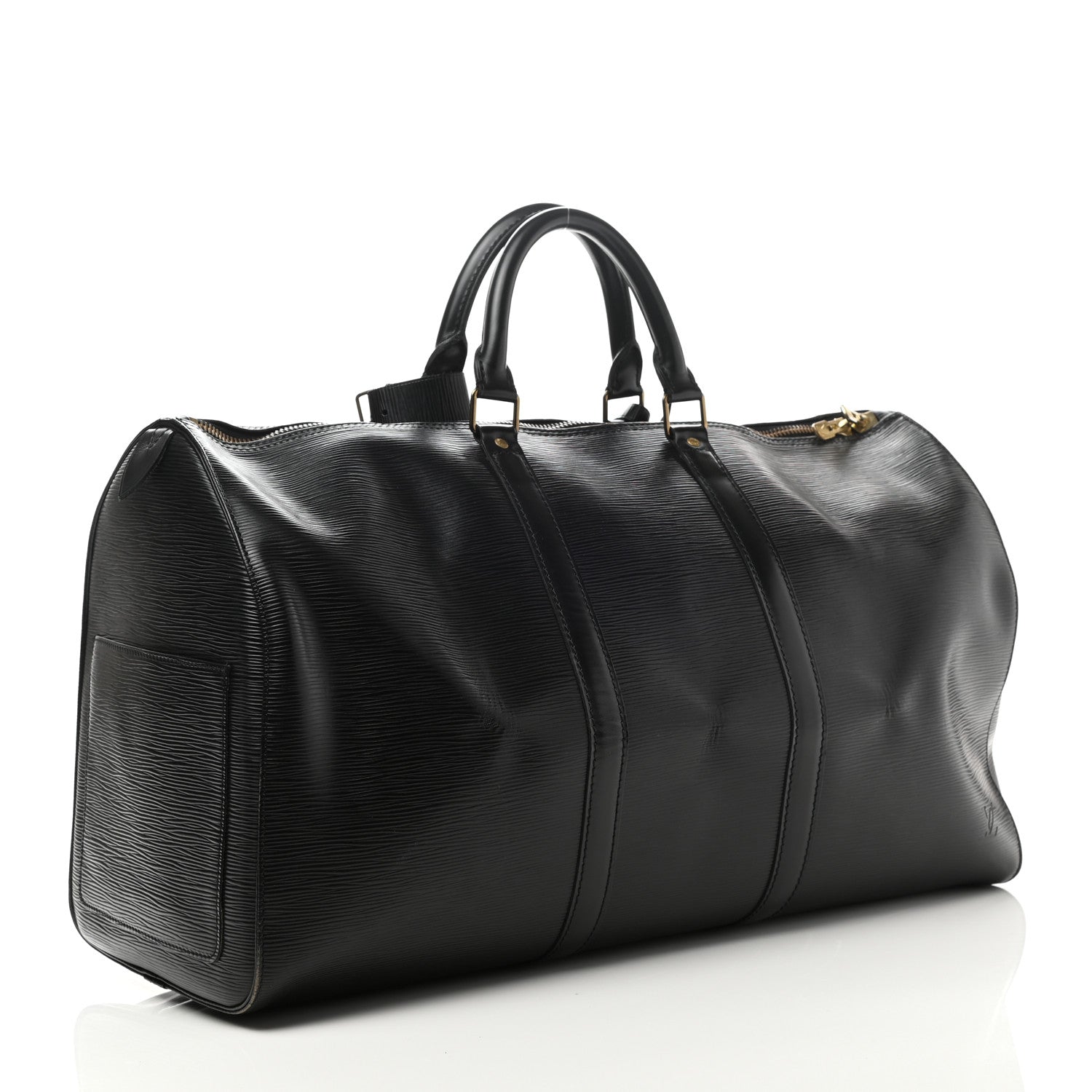 Louis Vuitton Epi Keepall 50 Black 4 of 22